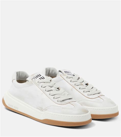 miu miu mens fashion sneaker|miu michu shoes.